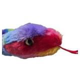 Plush Penguin & Rainbow Snake Stuffed Animal Lot