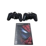 PlayStation 2 Controller Lot with Spider-Man Game