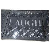 Decorative Wall Art Sign Lot – Live Laugh Love, Wine O’Clock, Out of Office