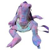 Squishmallows Deer Plush & Purple Dragon Backpack Plush Lot