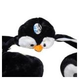 Plush Penguin & Rainbow Snake Stuffed Animal Lot