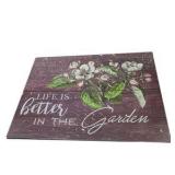 Decorative Wall Art Sign Lot – Home, Garden, Rooster, Celebrate Everything
