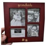 Mixed Wall Decor Lot – Grandkids Picture Frame, Lion Art, Horse Print, Inspirational Signs