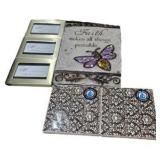 Mixed Inspirational Wall Decor Lot with Cardinal Suncatcher, Signs & Frames