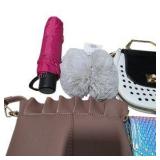 Mixed Purse, Clutch, Umbrella, Face Masks & Small Accessories Lot