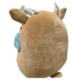 Squishmallows Deer Plush & Purple Dragon Backpack Plush Lot