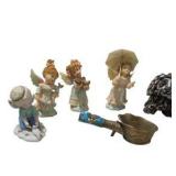 Mixed Angel, Cherub & Decorative Figurine Lot