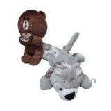Mixed Plush Toy Lot with Dog, Lemurs, Teddy Bear & Small Stuffed Animals