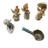Mixed Angel, Cherub & Decorative Figurine Lot