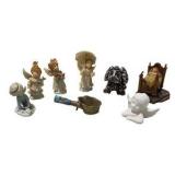Mixed Angel, Cherub & Decorative Figurine Lot