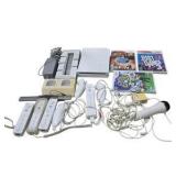 Nintendo Wii Console Bundle with Remotes, Nunchuks, Sensor Bar, Games & Accessories