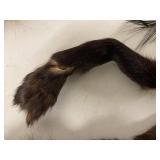 Vintage Real Fur Pelt Collection Silver Fox & Mixed Fur Pieces Cond