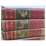 University of Knowledge 12-Volume Hardcover Book Set Vintage Good