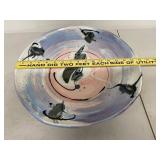 Mixed Studio Pottery Bowls & Platter Lot 7 Pc Handmade Ceramic