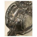 Antique Art Nouveau Vanity Accessories 7 Pc Mirrors Brushes As Found