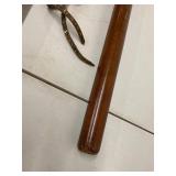 Set of 3 Vintage Wooden Batons Nightsticks Clubs 17-24in Used