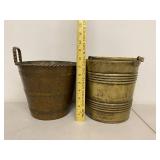 Vintage Brass Decor Lot Candlesticks Planters Frame Mixed Metal Set
