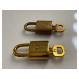 Louis Vuitton Brass Padlock & Key No. 319 Made in France Box