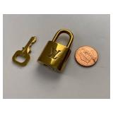 Louis Vuitton Brass Padlock & Key No. 319 Made in France Box