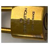 Louis Vuitton Brass Padlock & Key No. 319 Made in France Box
