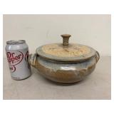Marlene Slothouber Studio Pottery Covered Casserole Dish Signed