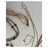 Mixed Pearl Jewelry Lot Necklaces Bracelets w/ Princess Pride Box