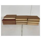 Vintage Hardcover Book Lot 10 Vols World's Greatest Literature Decor