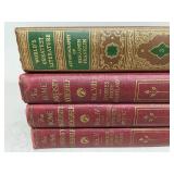 Vintage Hardcover Book Lot 10 Vols World's Greatest Literature Decor