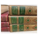 Vintage Hardcover Book Lot 10 Vols World's Greatest Literature Decor