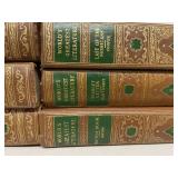 Vintage Hardcover Book Lot 10 Vols World's Greatest Literature Decor
