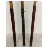 Antique Golf Club Lot Wood Shaft MacGregor Dayton 27 Hickory Era 3 Pc