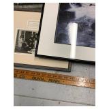 Mixed Framed Wall Art Lot Photos Prints Seascape Bird School Decor