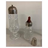 Vintage Kitchenware & Barware Lot Cutco Fork Irish Crystal Shaker Used