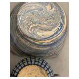 Studio Pottery Stoneware 6 Pc Plates Bowls Pitchers Creamer Good