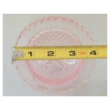 Viking Glass Pink Fairy Lamp Candle Holder 2 Pc