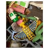 Vintage Little People Accessory Lot in Mary Engelbreit Tin Good