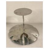 Michael Aram Stainless Steel Lily Pad Pedestal Cake Stand Server