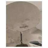 Michael Aram Stainless Steel Lily Pad Pedestal Cake Stand Server