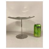 Michael Aram Stainless Steel Lily Pad Pedestal Cake Stand Server