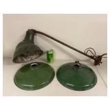 Vitrite Mfg Co Industrial Gooseneck Barn Light w 2 Extra Shades