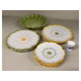 Mateus Portugal & Moustiers France Pottery Plate Bowl Mixed Lot 13 Pc