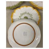 Mateus Portugal & Moustiers France Pottery Plate Bowl Mixed Lot 13 Pc