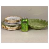 Mateus Portugal & Moustiers France Pottery Plate Bowl Mixed Lot 13 Pc