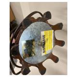 Colour Creations Banker Lamp & 2 Three-Light Candelabras Decor Lot