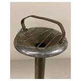 Vintage Metal Florist Display Stand Pedestal Brass Tone 18in Good