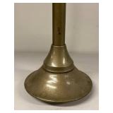 Vintage Metal Florist Display Stand Pedestal Brass Tone 18in Good