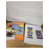 Hockey Trading Cards in Binder Pages - Panini Score Inserts & Team Cards