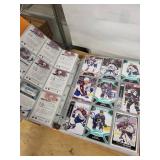 Hockey Trading Cards in Binder Pages - Panini Score Inserts & Team Cards