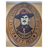 Norman Rockwell Print - Royal Canadian Mounted Police Plaque & Vintage Portraits