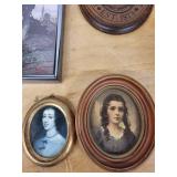Norman Rockwell Print - Royal Canadian Mounted Police Plaque & Vintage Portraits